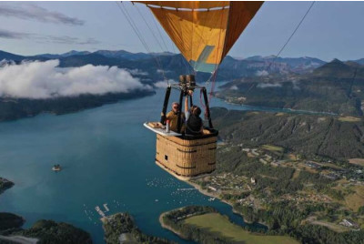 Vol en montgolfière - Survol du Lac de Serre-Ponçon 