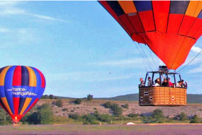 Baptême en Montgolfière en Provence à Forcalquier - Lubéron