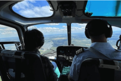 Vol panoramique en hélicoptère vers le Béarn - Pyrénées-Atlantiques