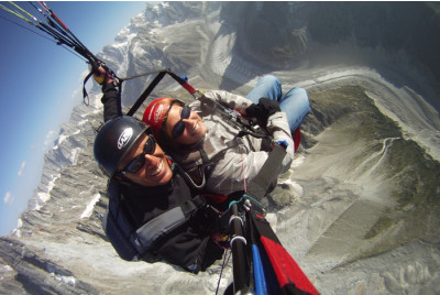 Vol en Parapente à partir de 2000m - Aiguille du Midi et Chamonix