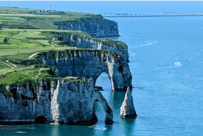 Vol en avion ULM biplan - Falaises d'Etretat - Le Havre