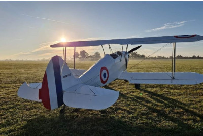 Vol en avion ULM biplan - Falaises d'Etretat - Le Havre