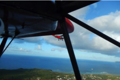 Vol d'initiation au pilotage en avion léger - Guadeloupe