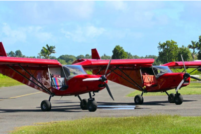 Vol panoramique en avion léger ULM - Guadeloupe