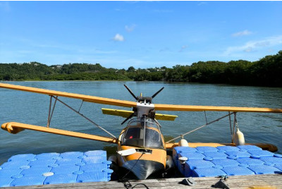Vol en ULM Hydravion au dessus de la Guadeloupe et ses îles