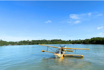 Vol en ULM Hydravion au dessus de la Guadeloupe et ses îles