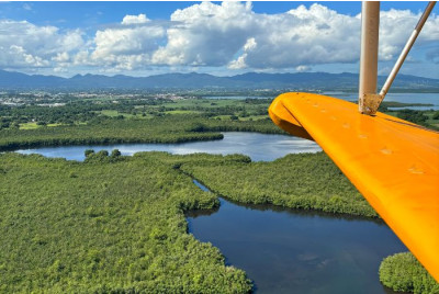 Vol en ULM Hydravion au dessus de la Guadeloupe et ses îles