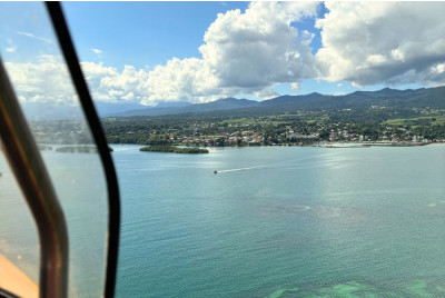 Vol en ULM Hydravion au dessus de la Guadeloupe et ses îles