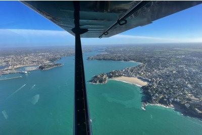 Baptême en avion léger ULM à Dinard