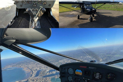 Baptême en avion léger ULM à Dinard