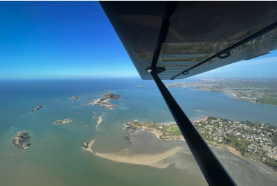 Baptême en avion léger ULM à Dinard