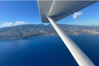 Vol en avion léger au Castellet vers la côte varoise