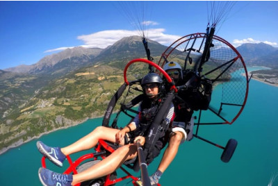 Baptême de l'air en paramoteur à Gap Tallard