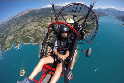 Baptême de l'air en paramoteur à Gap Tallard