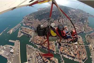 Vol en ULM pendulaire autour de l'Etang de Thau à Sète