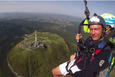 Vol en parapente - Puy de Dôme 