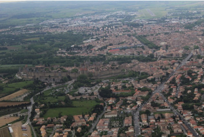 Vol en hélicoptère autour de Carcassonne