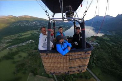 Vol en montgolfière au Lac d'Annecy