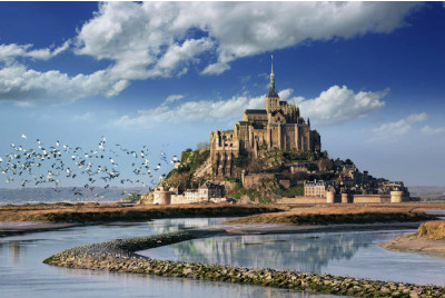 Vol en montgolfière - Baie du Mont-Saint-Michel