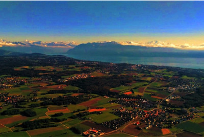 Vol en montgolfière au Lac Léman et canton de Genève