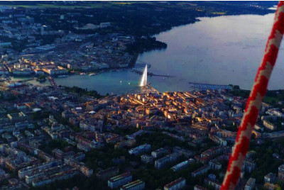 Vol en montgolfière au Lac Léman et canton de Genève