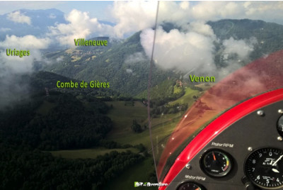Vol en avion léger ULM multiaxes - Grenoble 