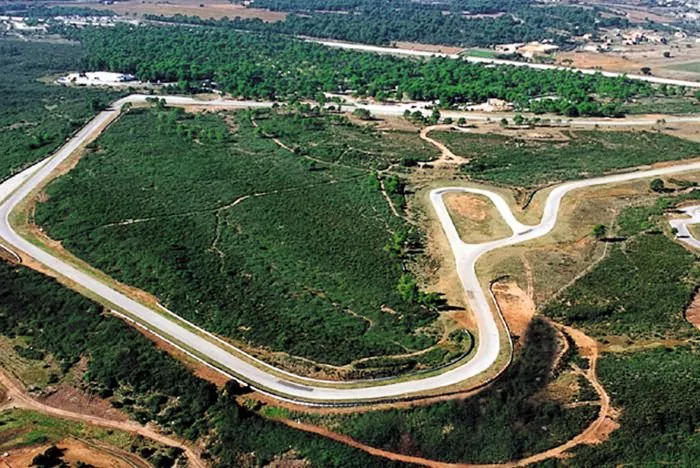 Trac&eacute; du circuit du Var - le Luc en Provence