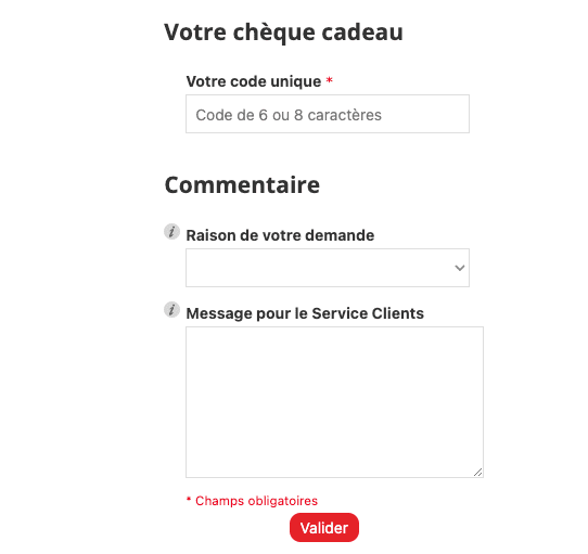 Echange prolongation