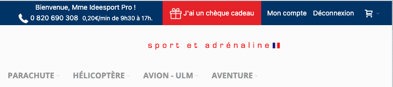 J'ai un chèque cadeau