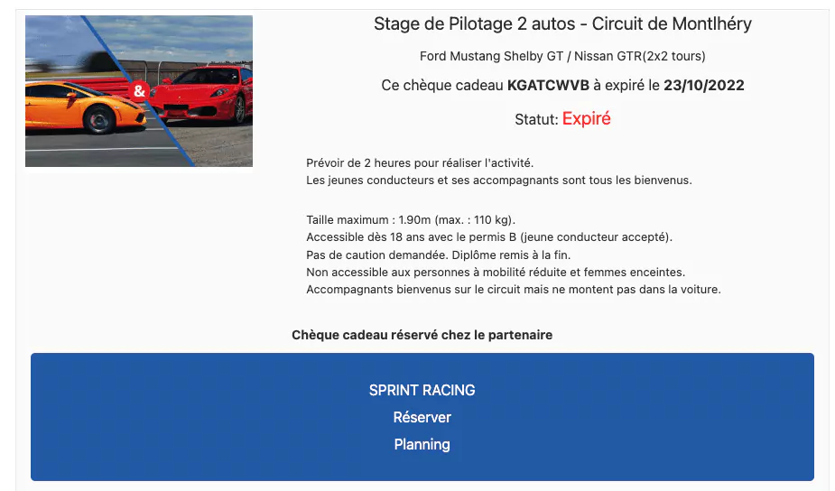Contact partenaire