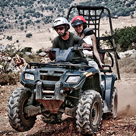 Randonn&eacute;e en quad pour groupe