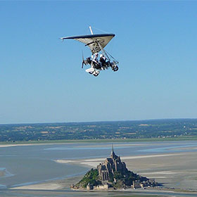 ULM au Mont-Saint-Michel